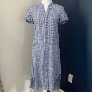 Blue/black Gingham dress